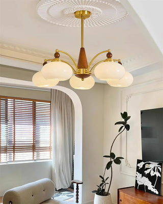 Beeindruckender Mid-Century Retro Glaskronleuchter Licht Design