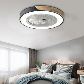 LED Deckenleuchte mit Ventilator – Moderne flügellose Deckenlampe