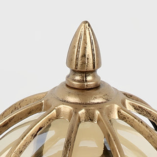 Dekoratives Außen Glas Pfosten Licht