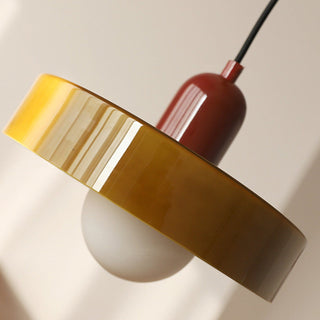 Moderne Glas Pendelleuchte Art Déco Design für Esszimmer und Wohnzimmer