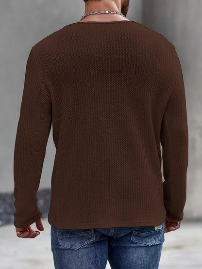 Everton | Strukturiertes Strickpullover mit Rundhalsausschnitt für Herren