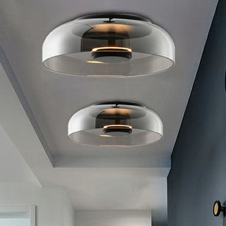 Moderne LED-Glas-Deckenleuchte für Innenräume