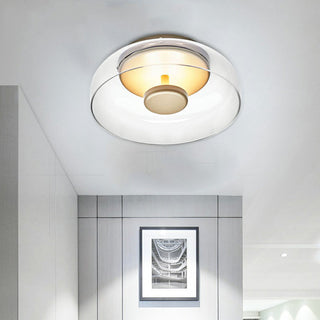 Moderne LED-Glas-Deckenleuchte für Innenräume