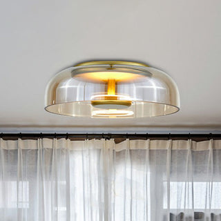 Moderne LED-Glas-Deckenleuchte für Innenräume