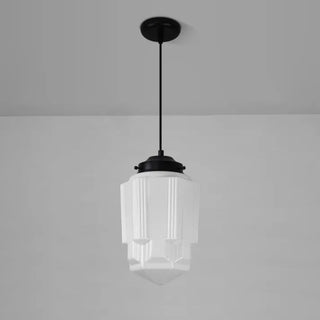 Wohnzimmer Geometrisches Milchglas Pendelleuchte