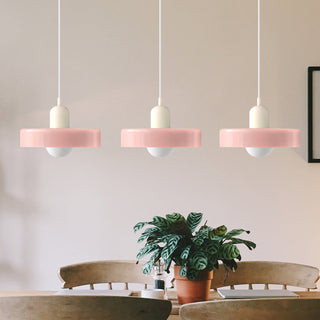 Pendelleuchte Esstisch – Moderne Deckenlampe mit 3 farbigen Glasschirmen