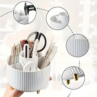 Kompakter Rotierender Makeup Organizer 5 Fächer