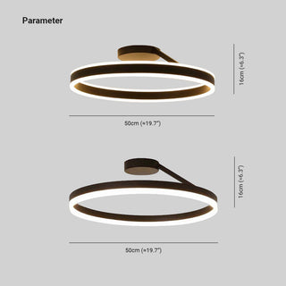 Zeitgenössische LED-Deckenleuchte für Hausbeleuchtung