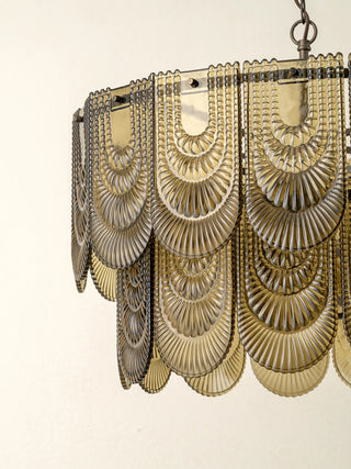 Vintage-inspirierter Mid-Century Retro Glaskronleuchter