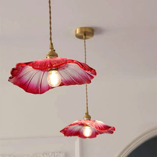 Blumen Bio Charme Pendelleuchte im Vintage Design