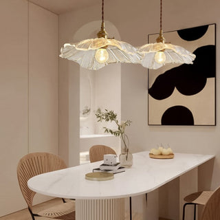 Blumen Bio Charme Pendelleuchte im Vintage Design