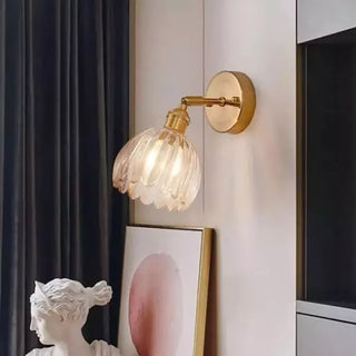 Elegante Tulip Glas Mid century Retro Wandleuchten