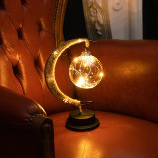 Tragbare Mondlampe Tischleuchte fürs Schlafzimmer
