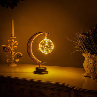 Tragbare Mondlampe Tischleuchte fürs Schlafzimmer